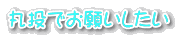 丸投でお願いしたい